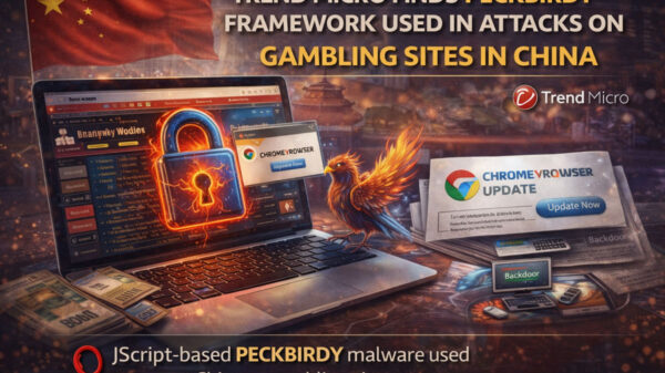 Trend Micro Uncovers PeckBirdy Framework Used in Attacks on Gambling Sites in China