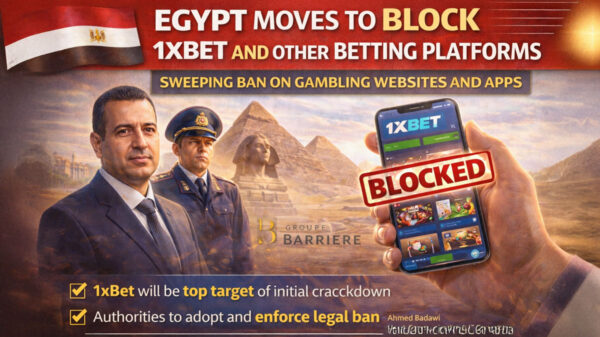 Egypt Moves to Block 1xBet