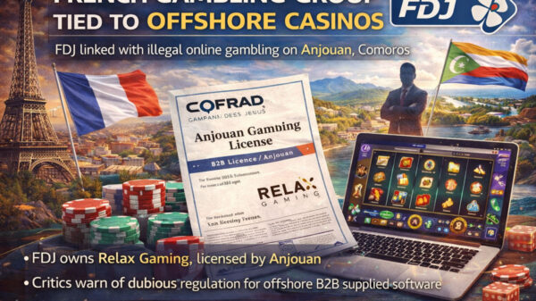 French State-Owned Gambling Group Linked to Offshore Casino Operations in Anjouan